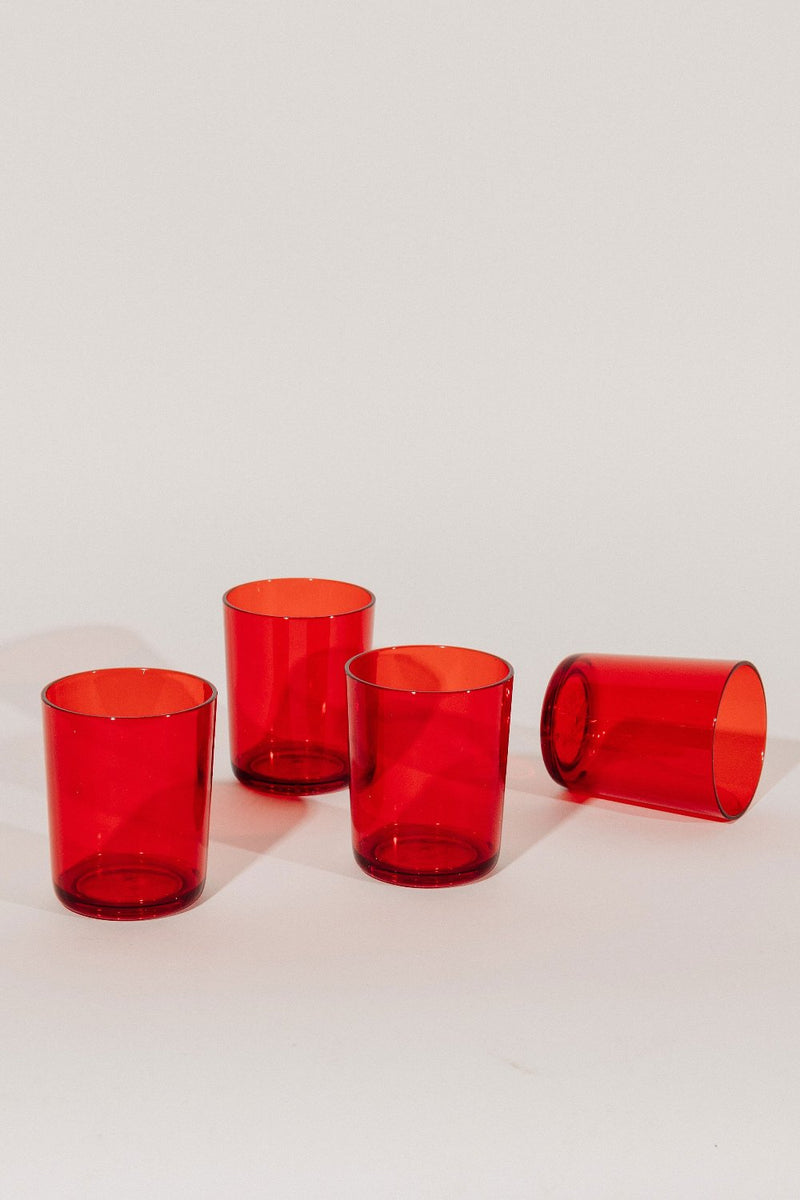 Wholesale Imperial Plastics Tumbler 4-pack - Asst, 13oz YELLOW RED