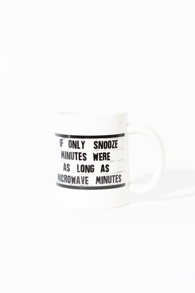 Coffee Mug 16oz  - Snooze Minutes