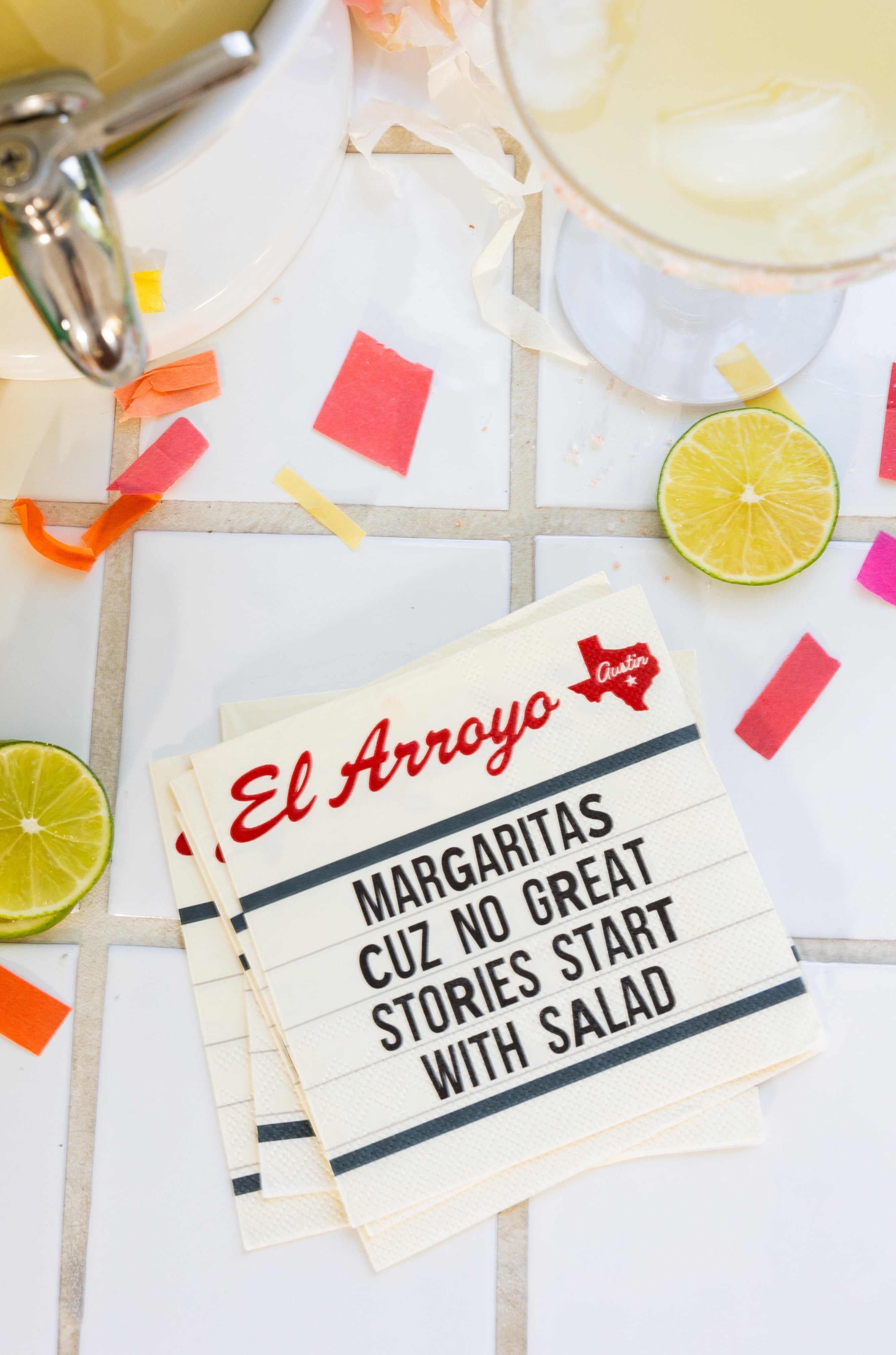 Cocktail Napkins (Set of 25) - Salad Stories