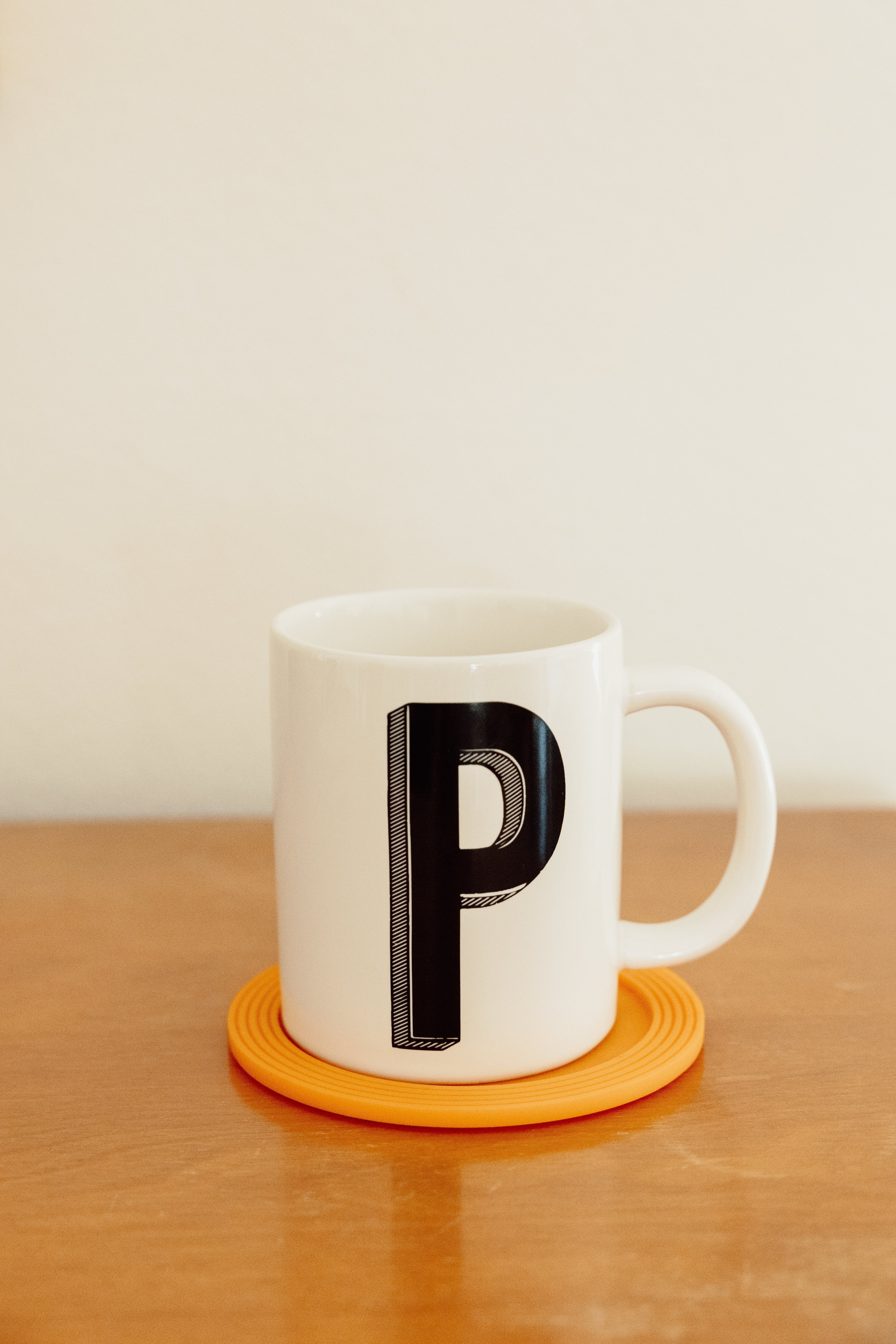 12oz Marquee Monogram Mug - P