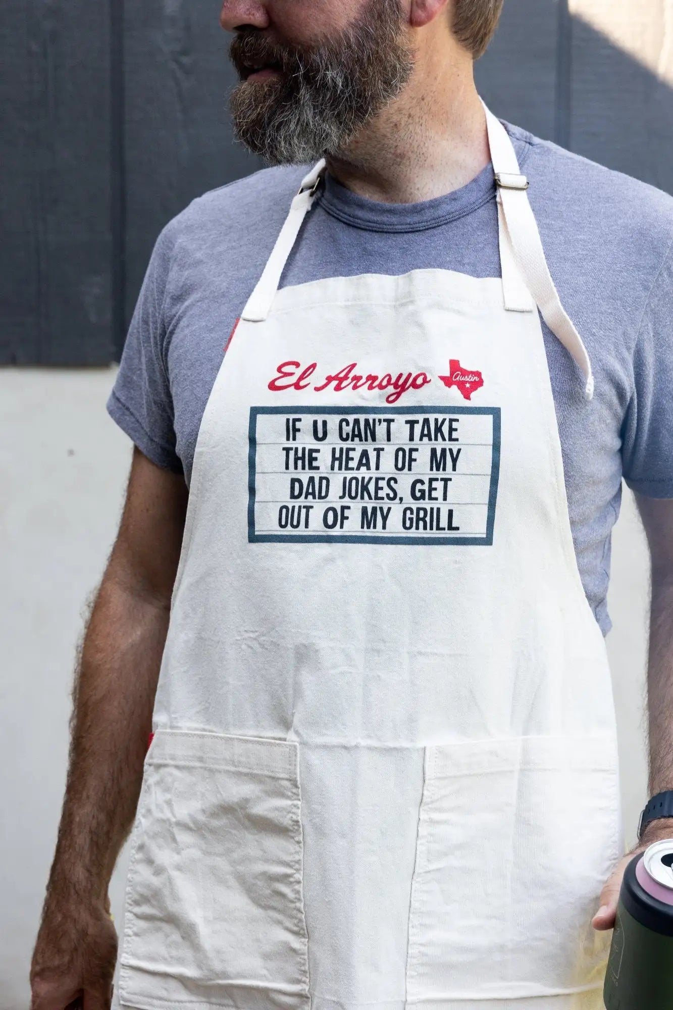 Marquee Apron - Dad Jokes