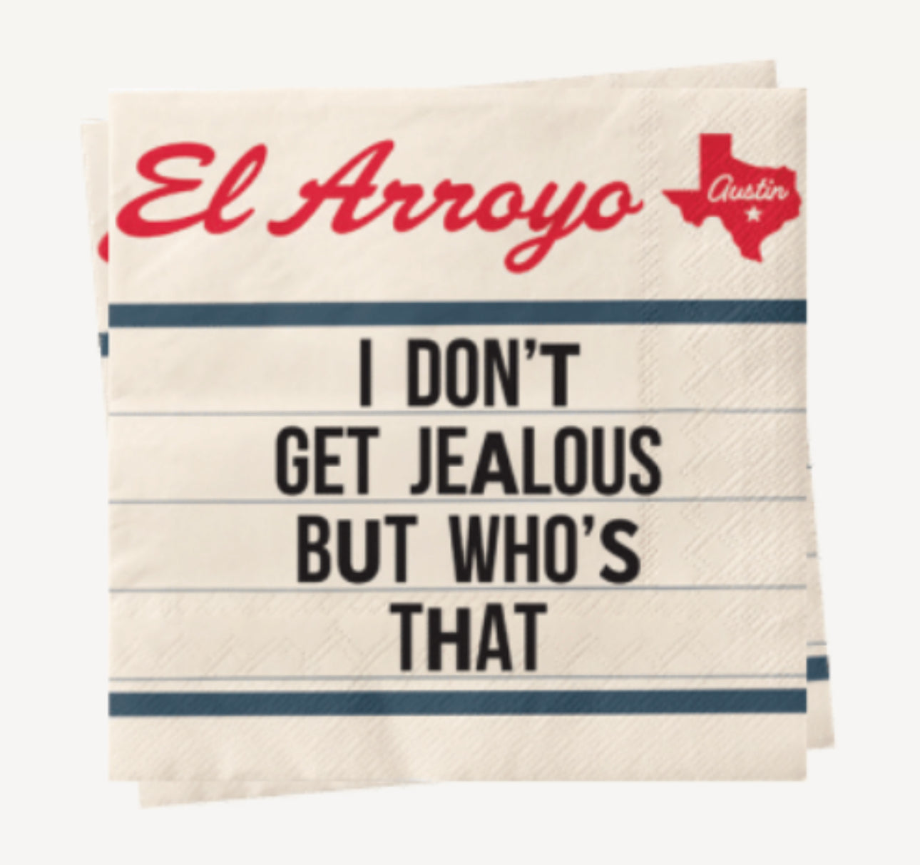 Cocktail Napkins (Set of 25) - Who's That