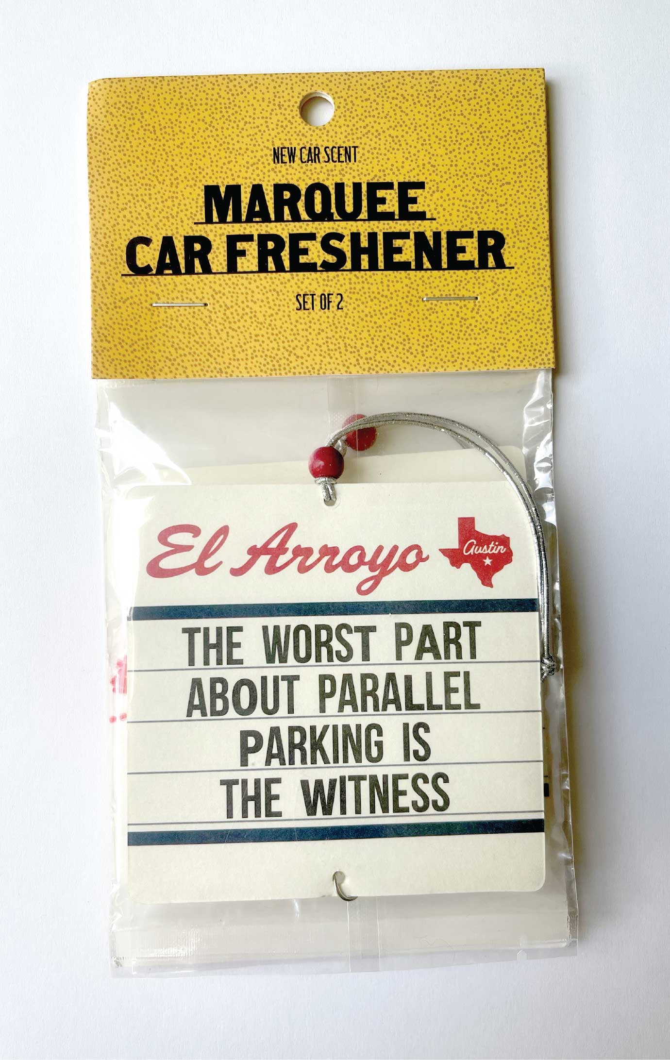 Marquee Car Freshener (2 Pack) - Parallel Parking