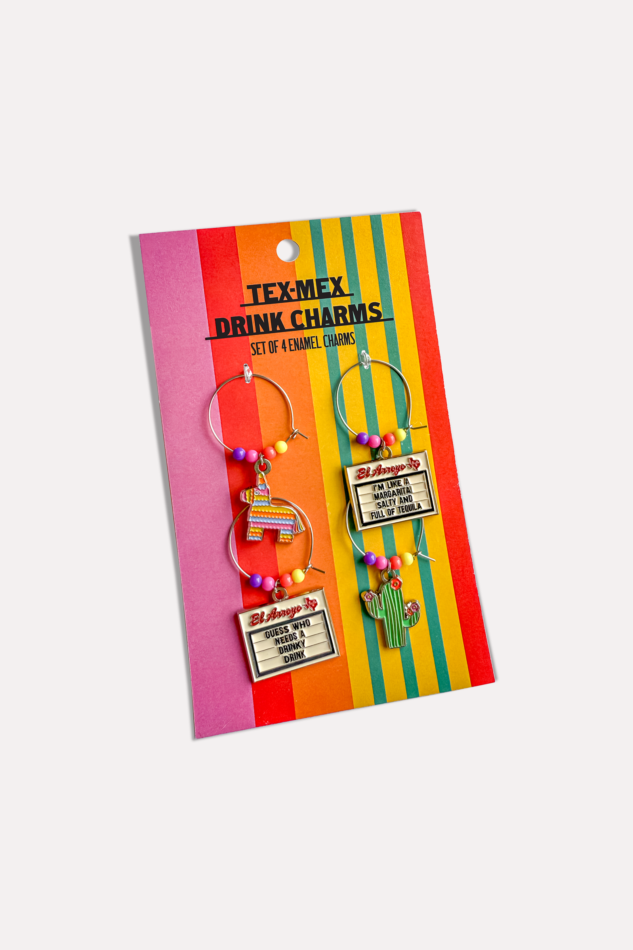 Tex-Mex Drink charms - Set of Four