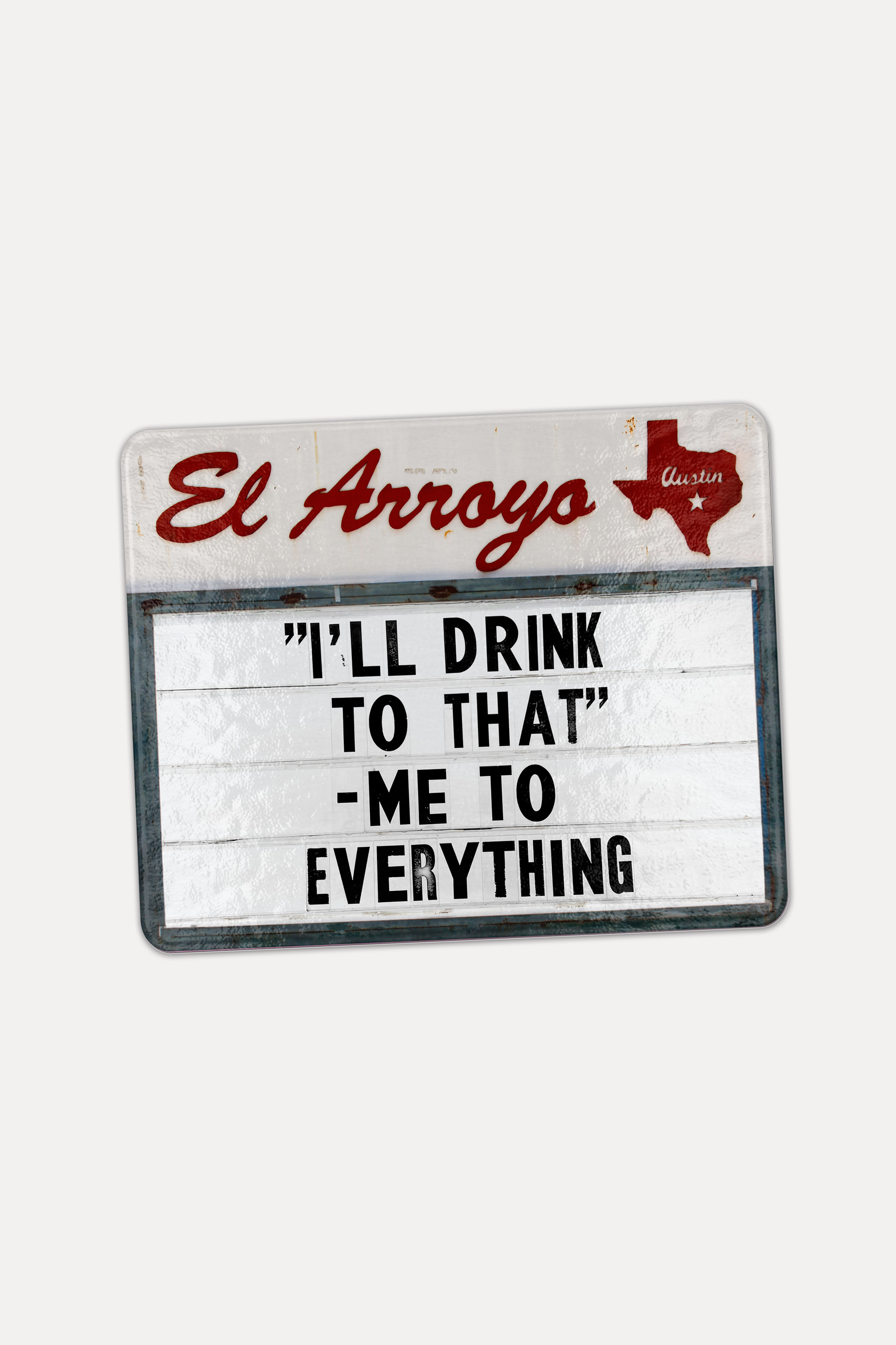 Mini Tempered Glass Cutting Board - Drink To That