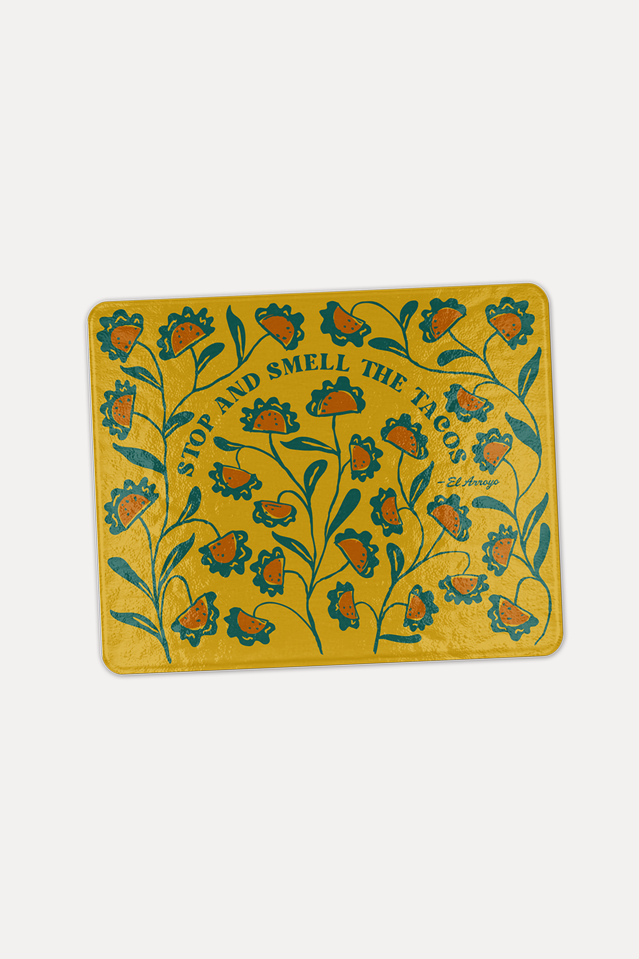 Mini Tempered Glass Cutting Board - Smell the Tacos