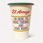 Enamel Marquee Cup - Make Friends