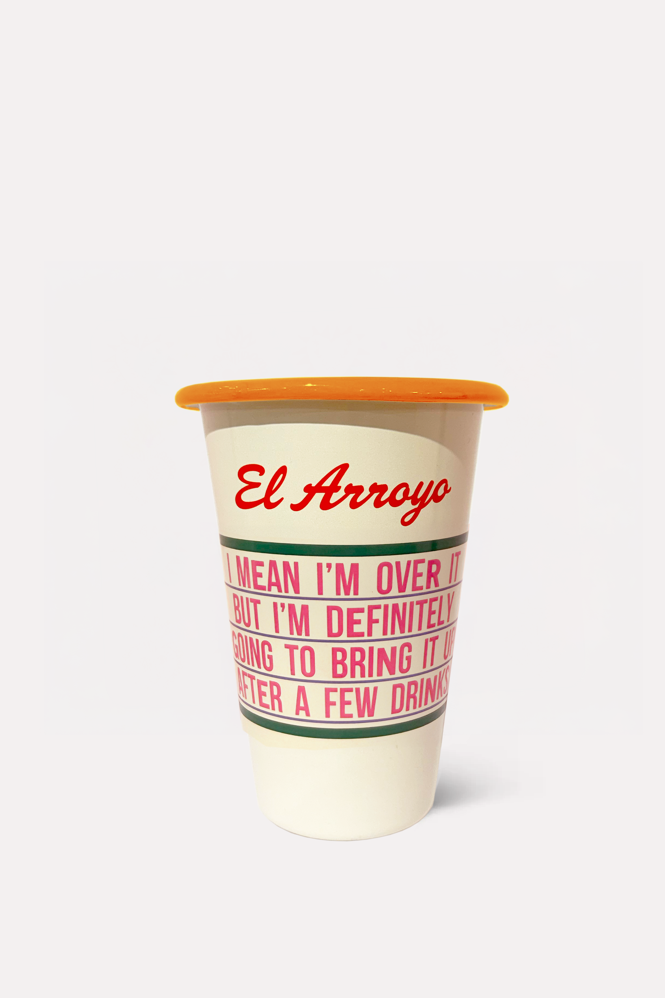 Enamel Marquee Cup - Over It