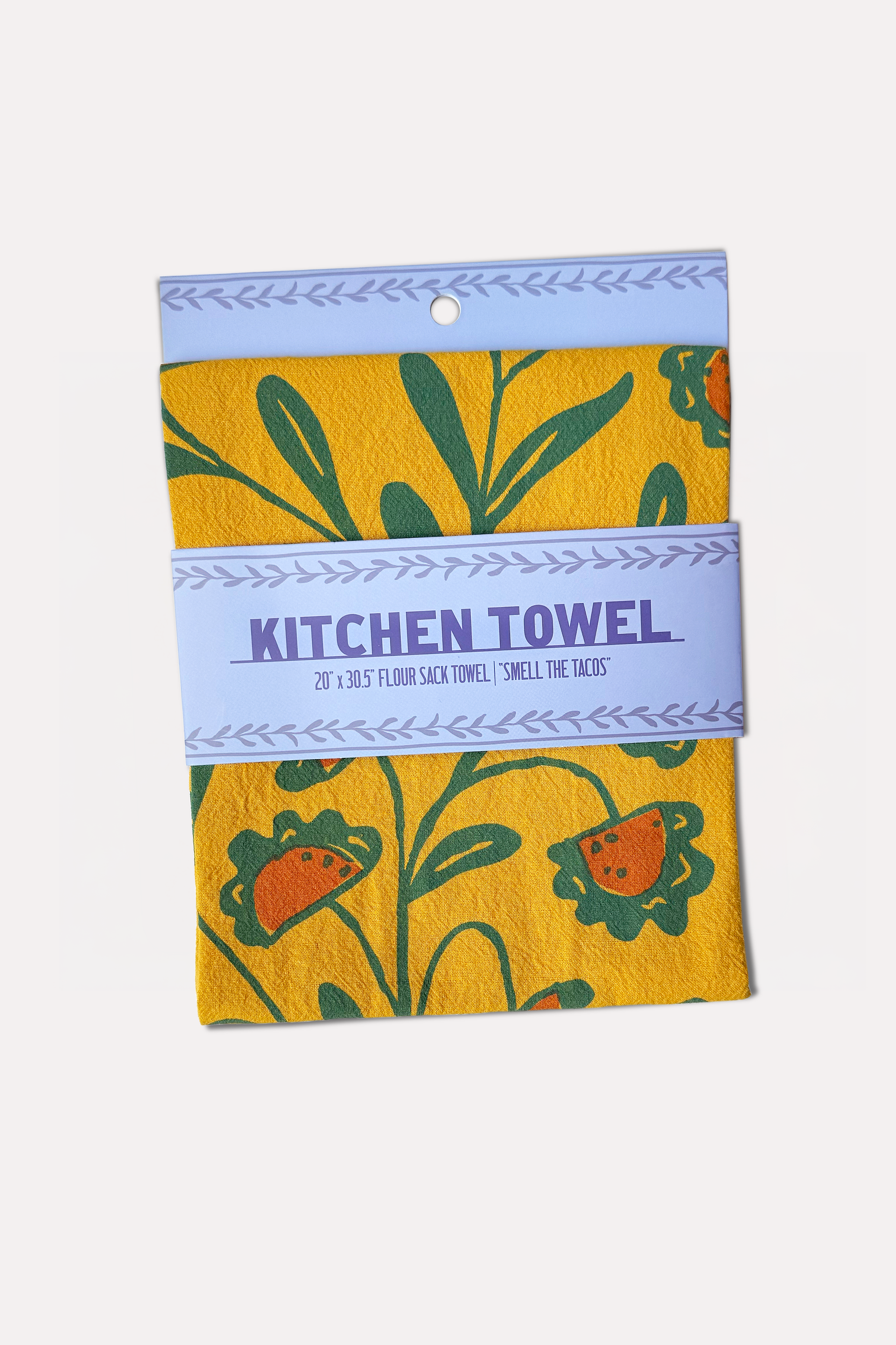 Flour Sack Kitchen Towel - Smell the Tacos
