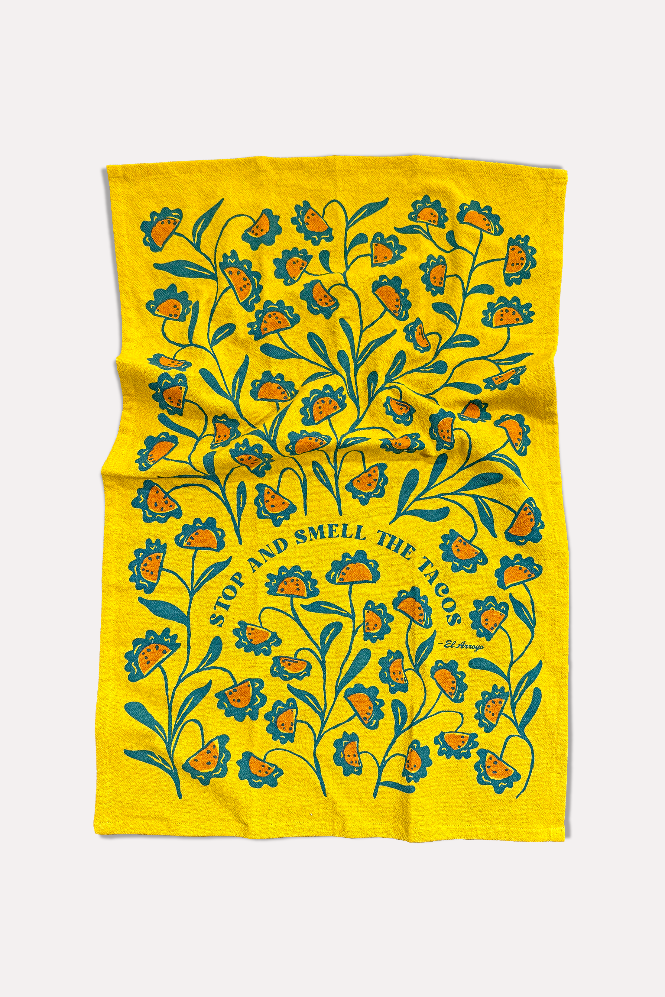 Flour Sack Kitchen Towel - Smell the Tacos