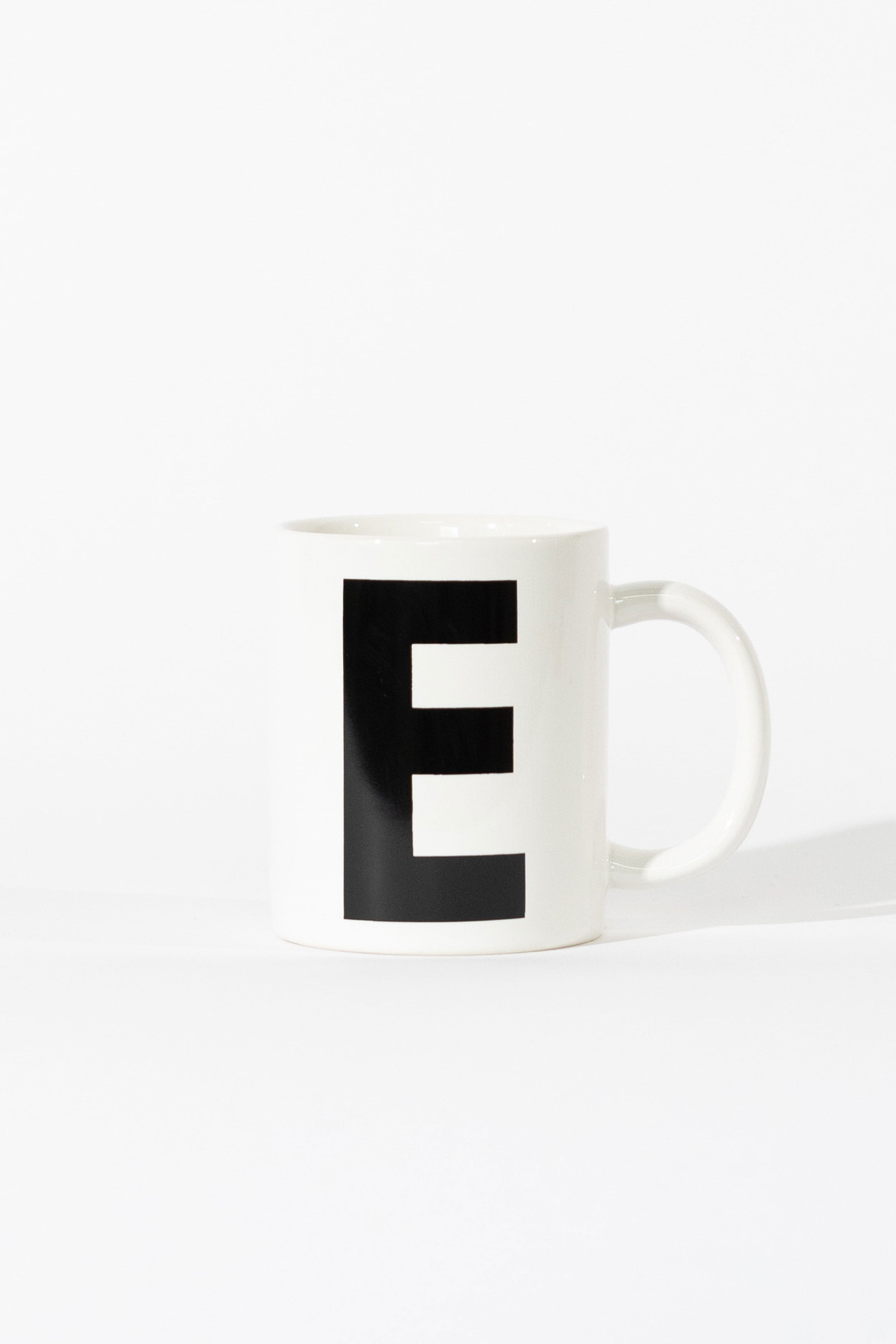 12oz Marquee Monogram Mug - E