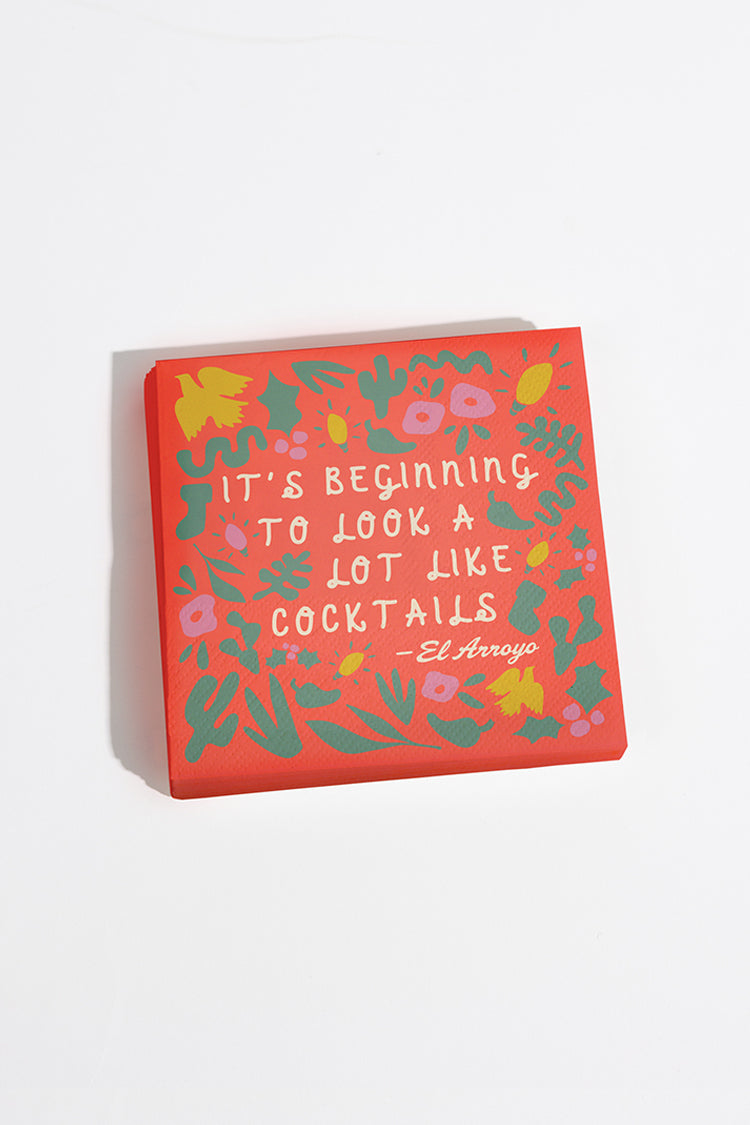 Cocktail Napkins (Set of 25) - Cocktails