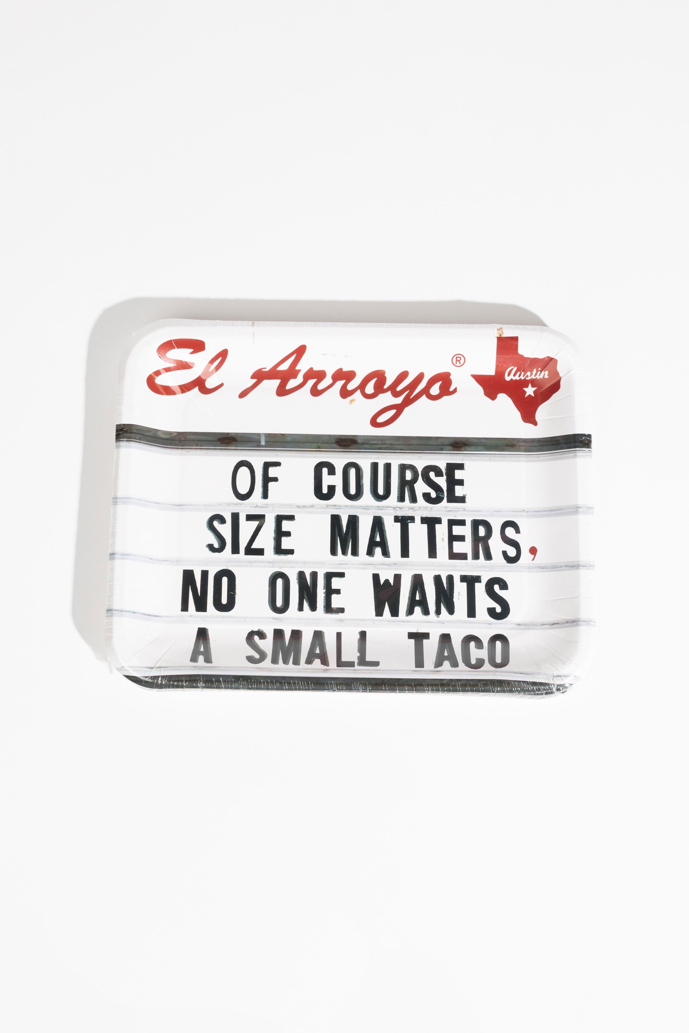 Party Plates (Pack of 12) - Size Matters