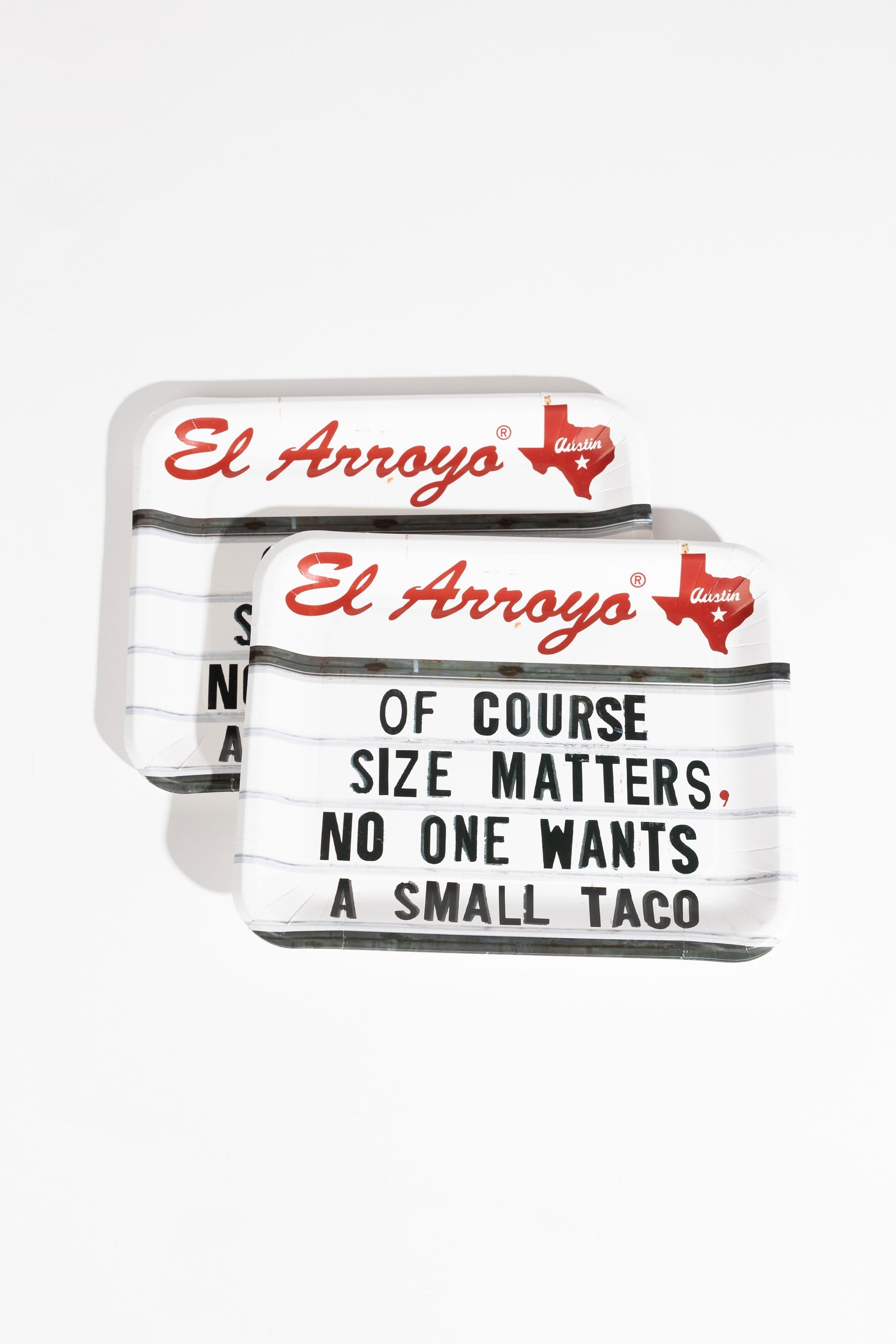 Party Plates (Pack of 12) - Size Matters