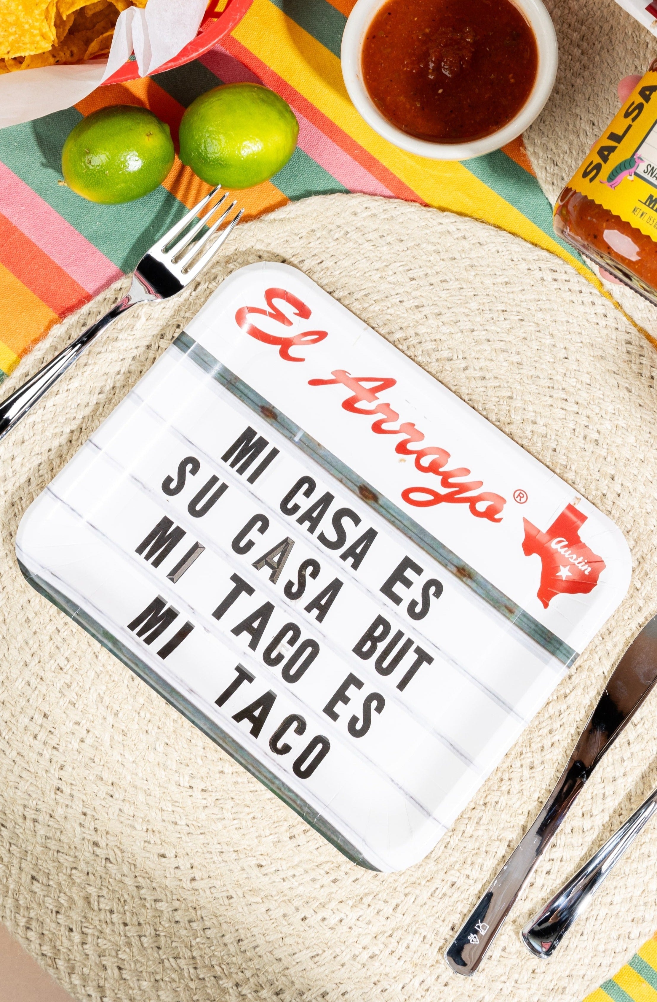 Party Plates (Pack of 12) - Mi Taco