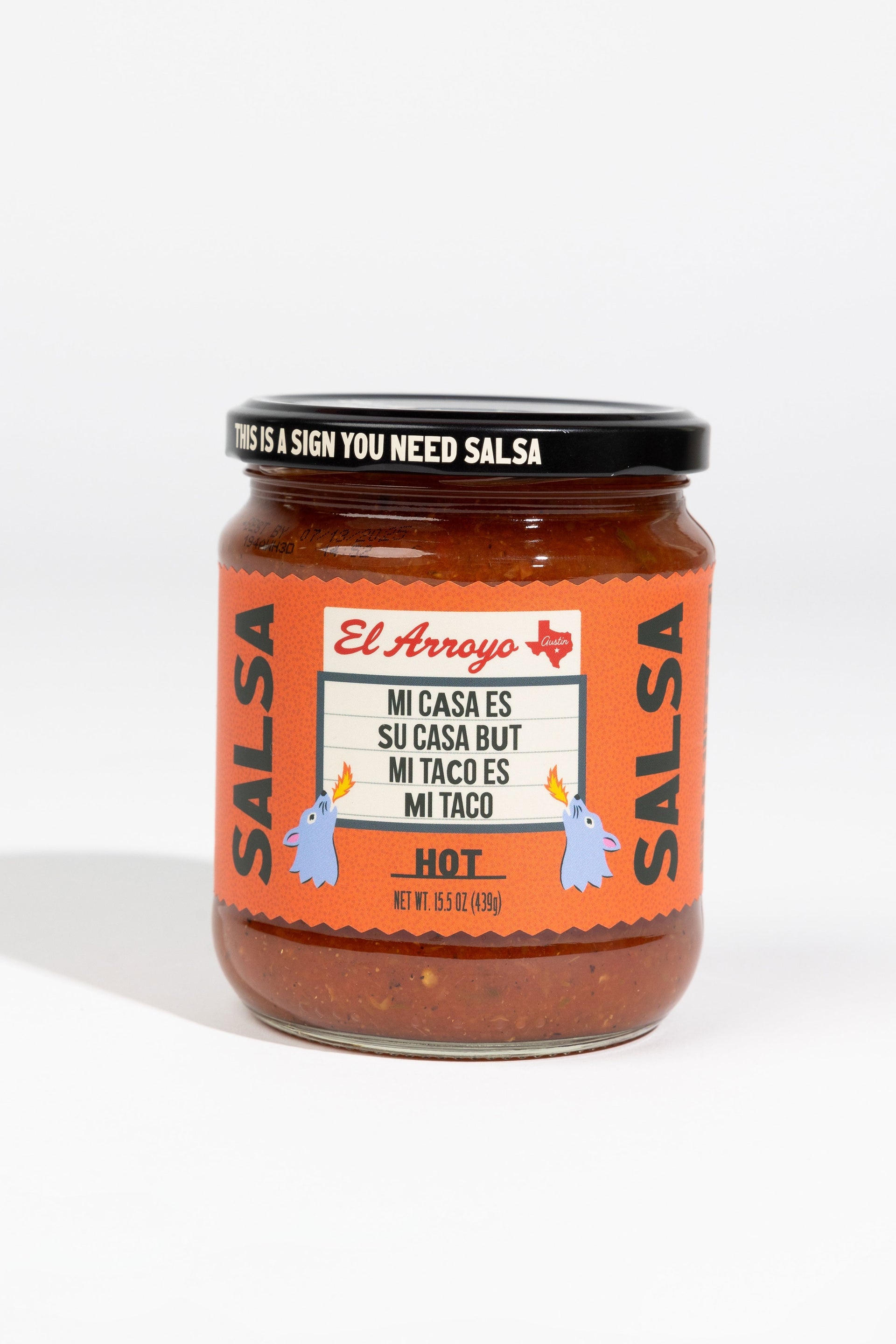 16 oz Hot Salsa - Mi Taco