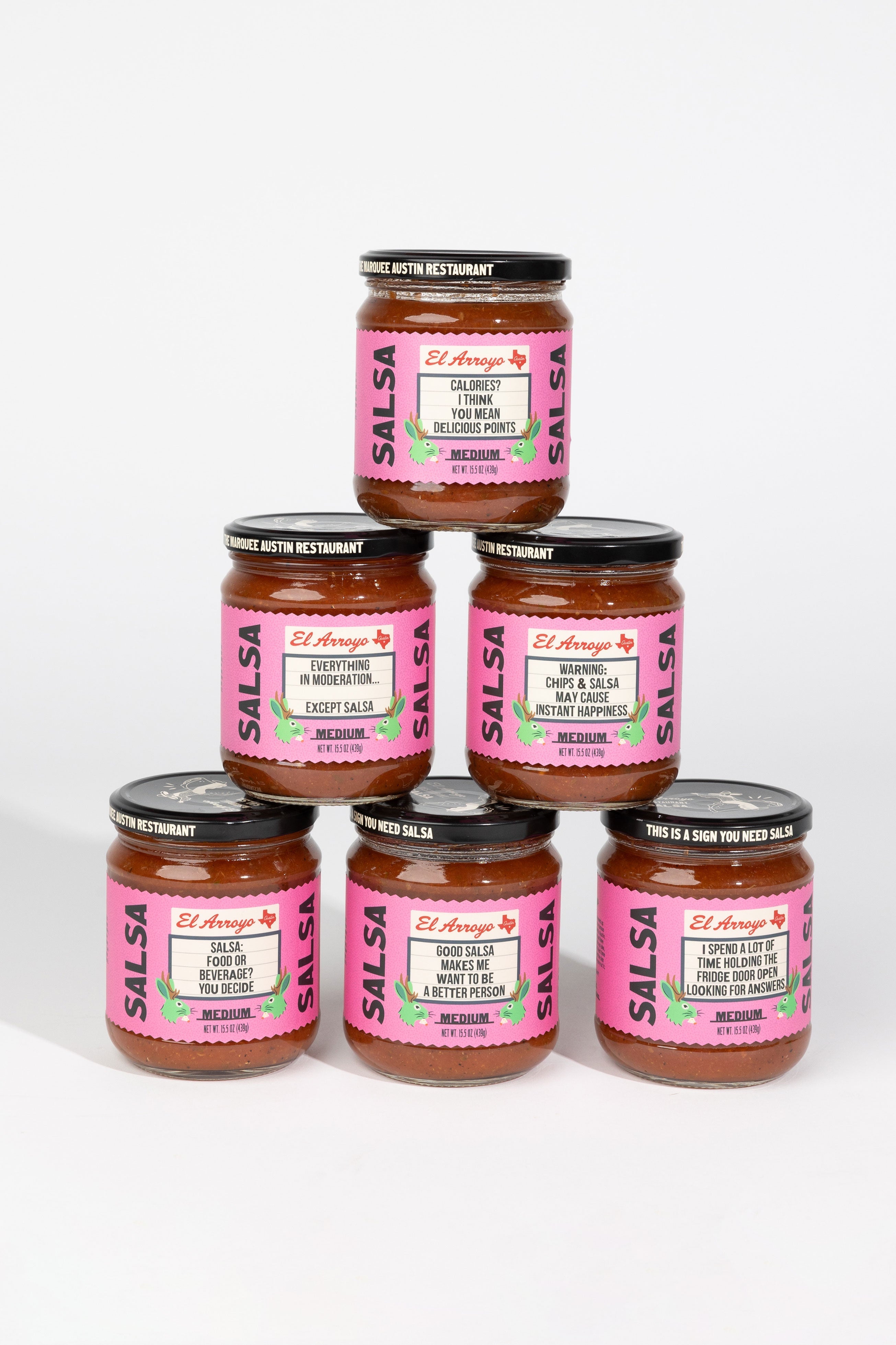Medium Salsa Six Pack - All Signs