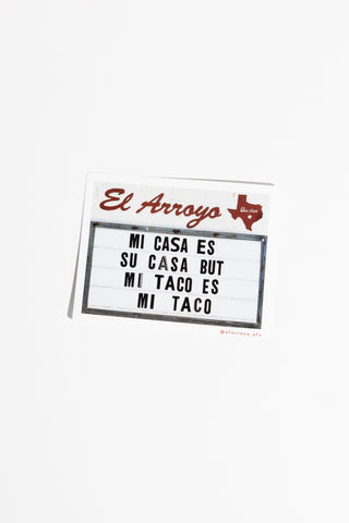 Sticker - Mi Taco