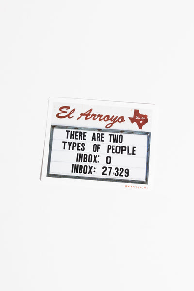 Sticker - Types of People