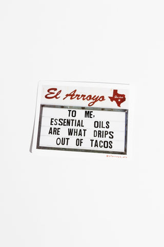 Sticker - Essential Oils