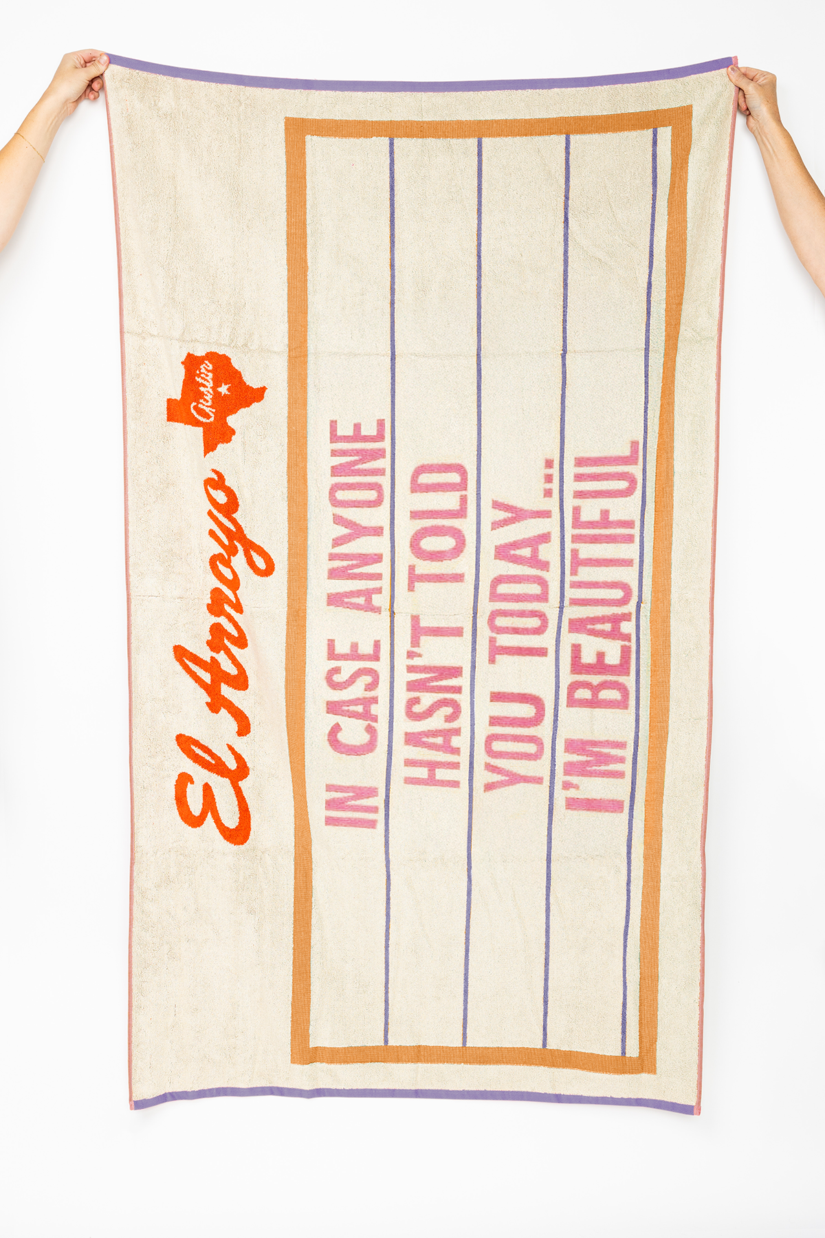 Beach Towel - 36" x 70" - I'm Beautiful