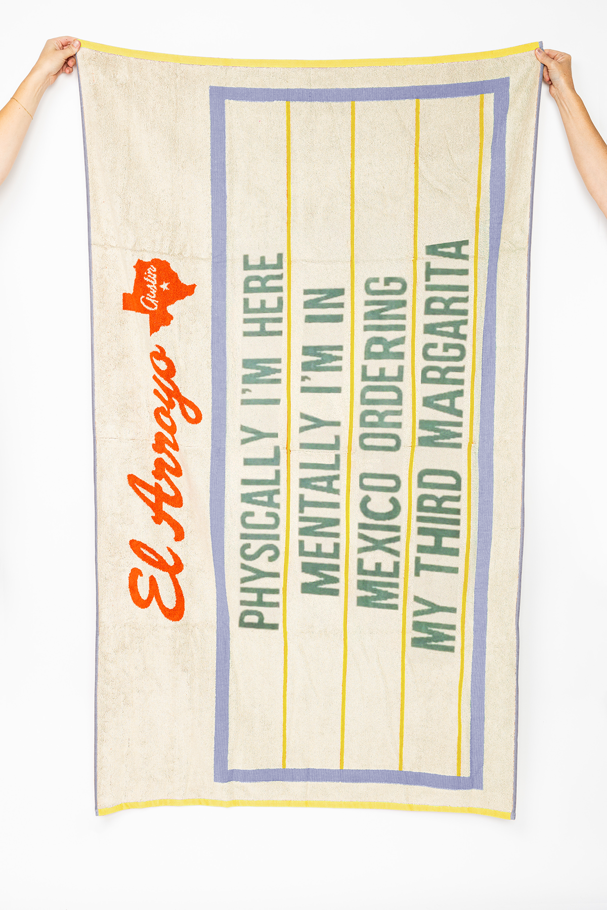 Beach Towel - 36" x 70" - Mentally in Mexico