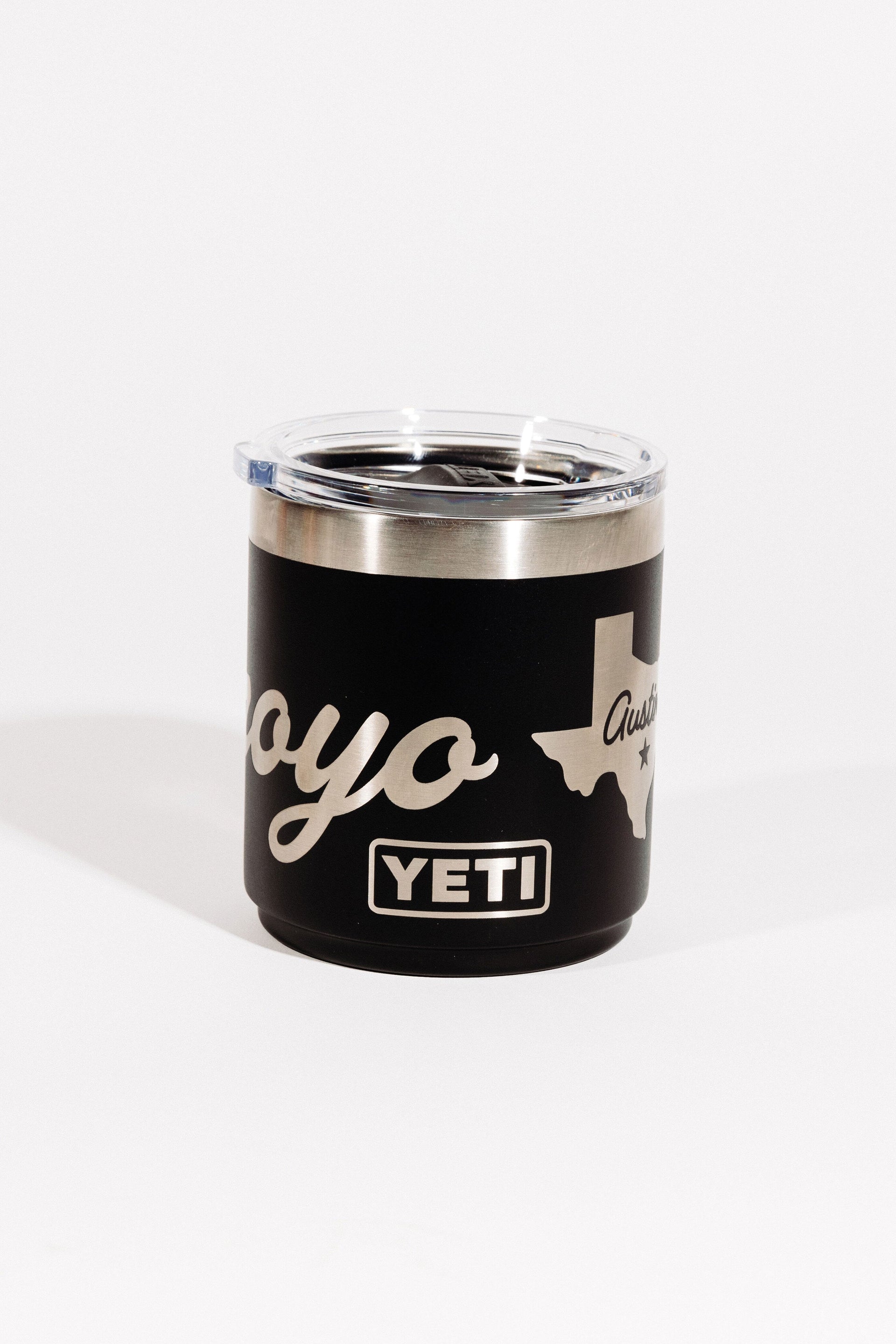 El Arroyo Yeti Rambler 2.0 - 10 oz Stackable Lowball Black