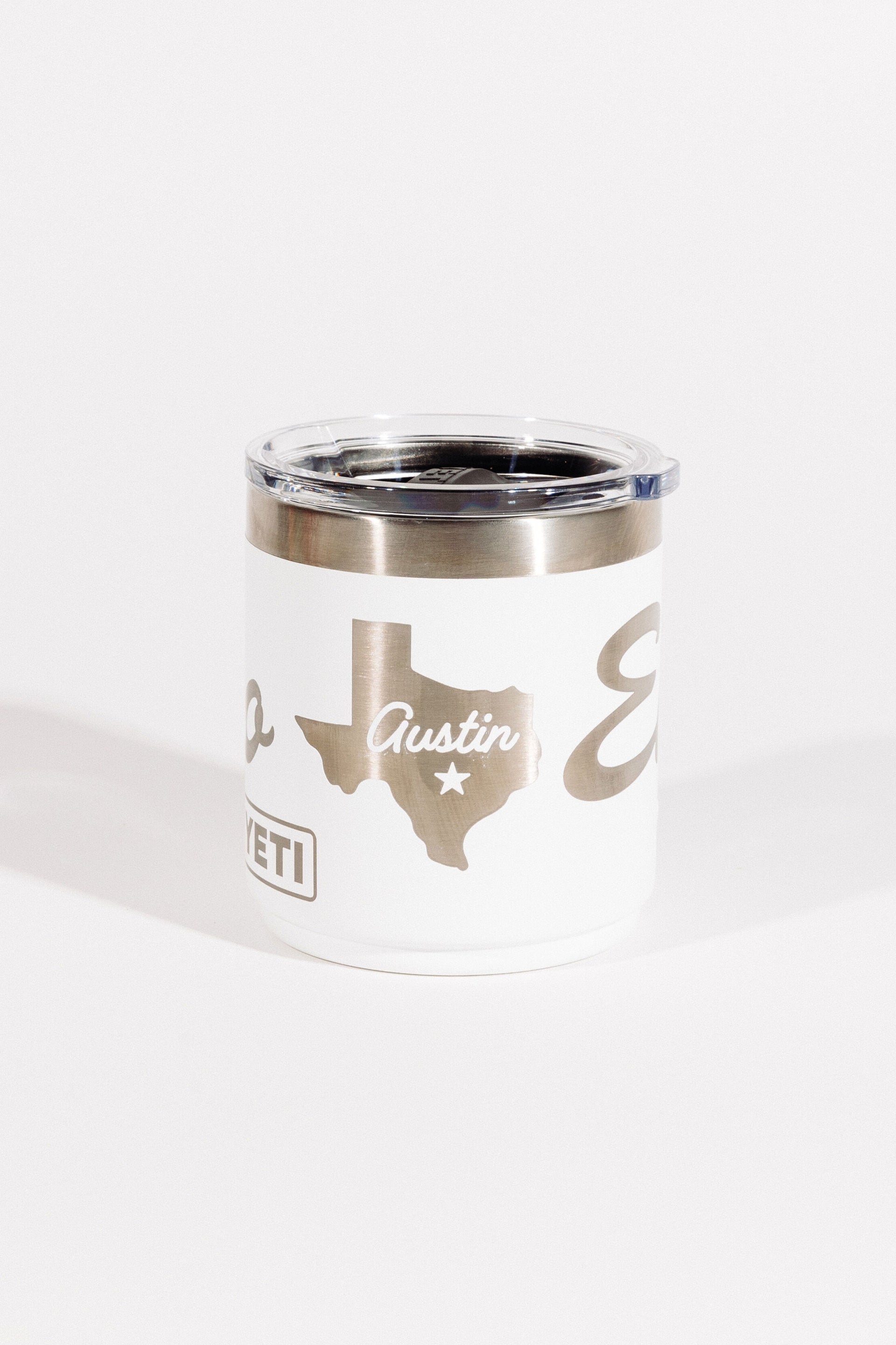 El Arroyo Yeti Rambler 2.0 - 10 oz Stackable Lowball White