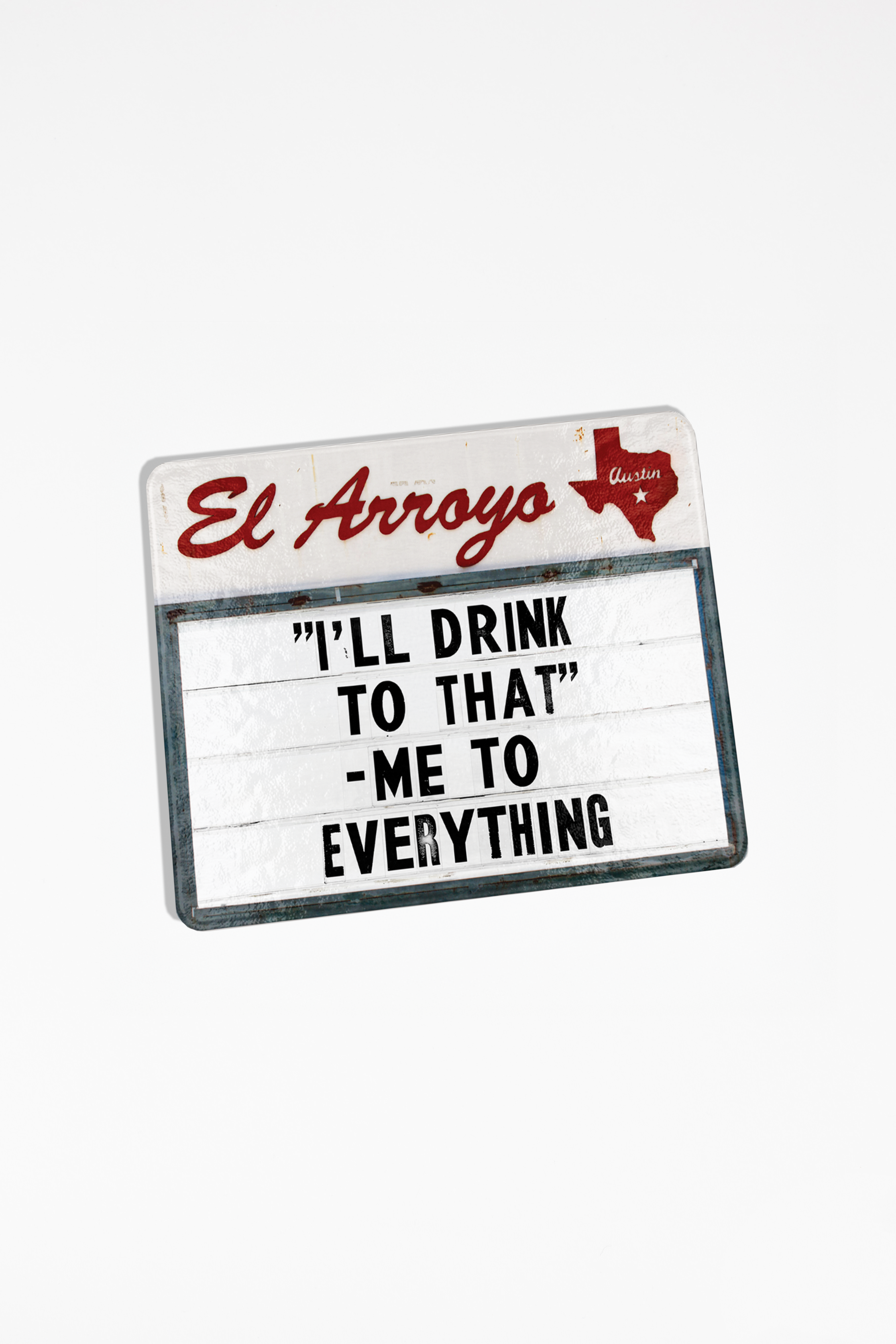 Mini Tempered Glass Cutting Board - Drink To That