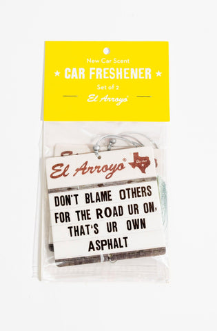 Car Air Freshener (2 Pack) - Ur Own Asphalt