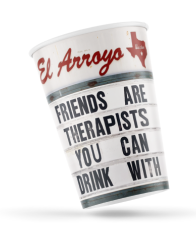 12 oz Party Cups (Pack of 12) - Friends Are Therapists