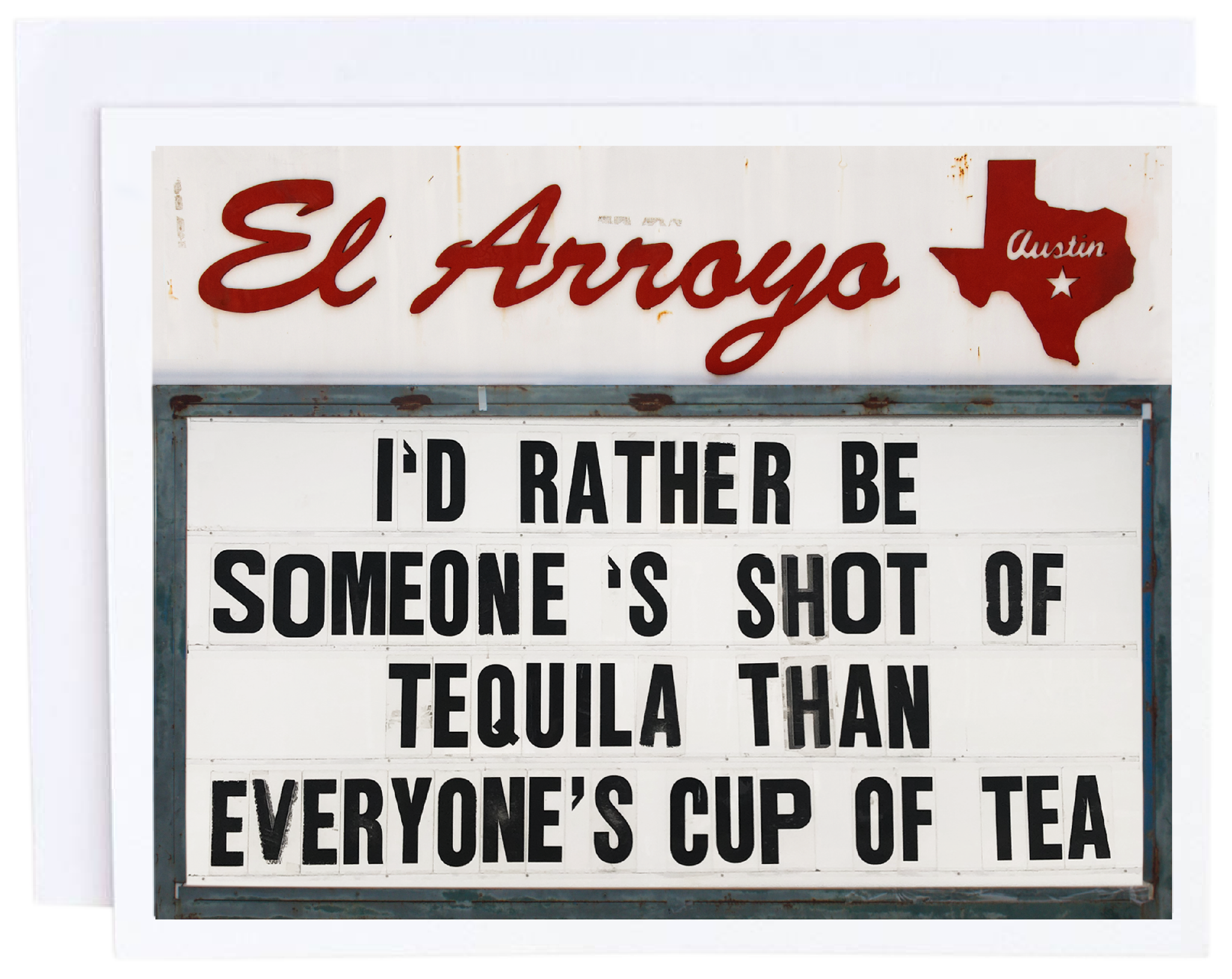 Shot of Tequila Card