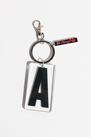 Marquee Letter Keychain - A