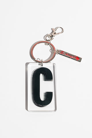 Marquee Letter Keychain - C