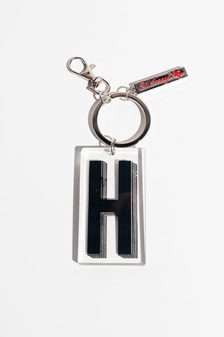 Marquee Letter Keychain - H