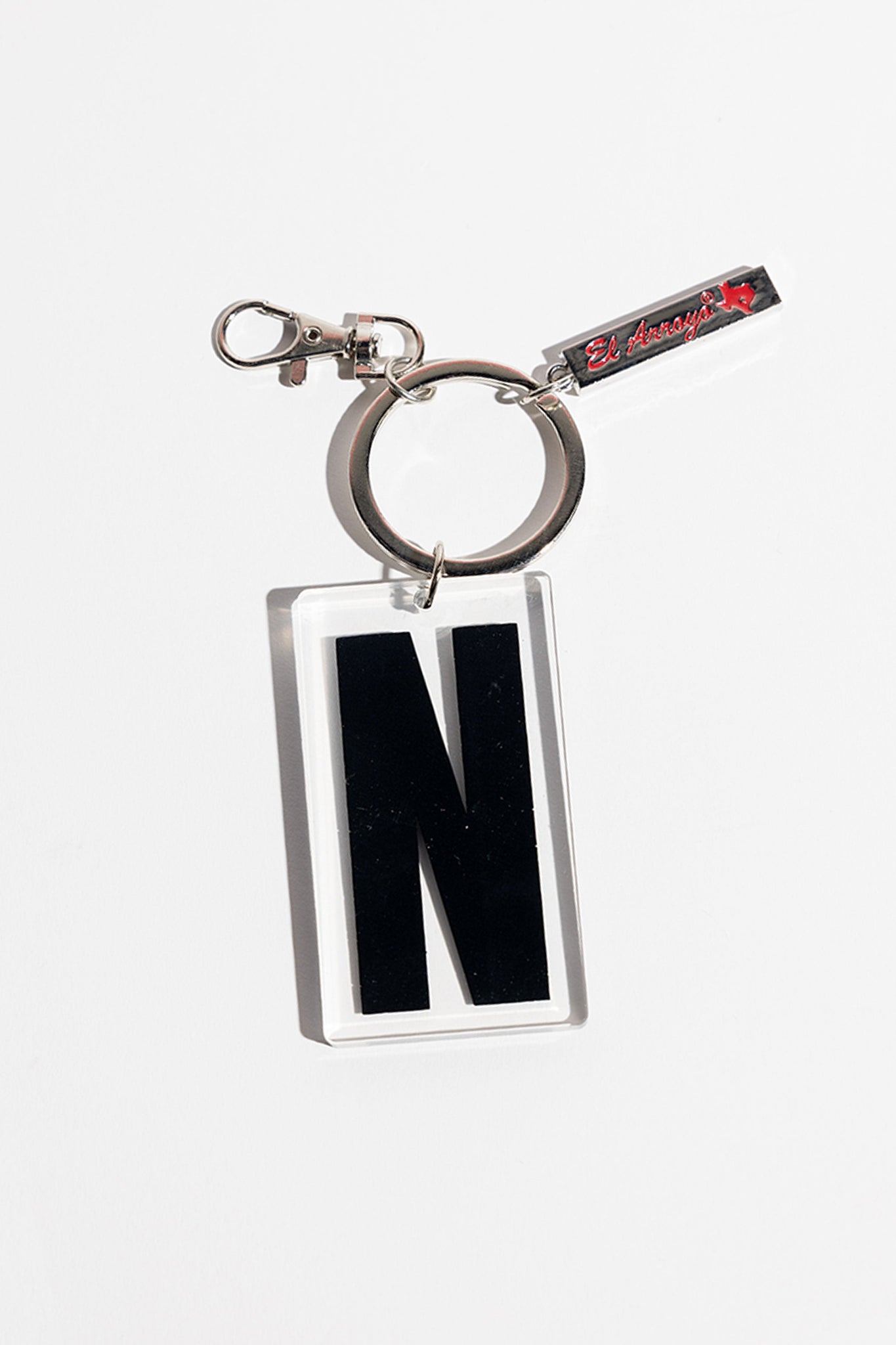 Marquee Letter Keychain - N