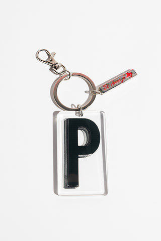 Marquee Letter Keychain - P