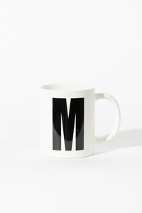 12oz Marquee Monogram Mug - M