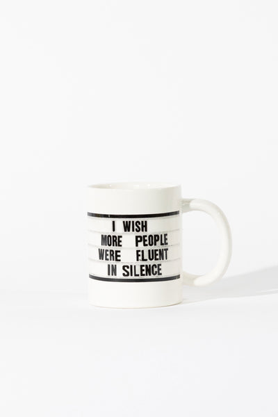 Coffee Mug 16oz - Fluent In Silence