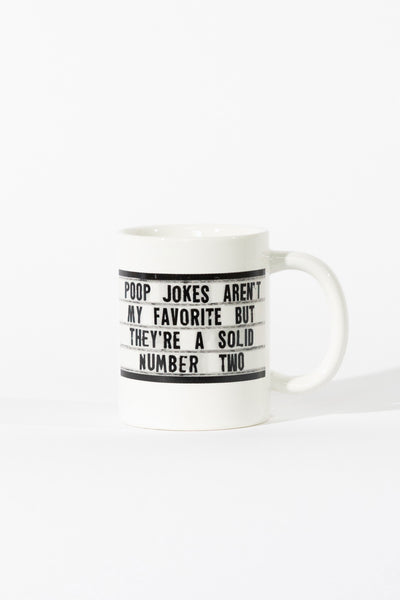 Coffee Mug 16oz  - Poop Jokes