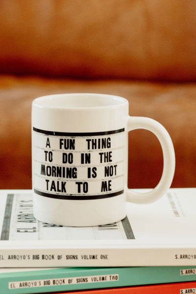 Coffee Mug 16oz  - Fun Morning
