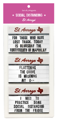 Magnet Set - Social Distancing (Classic Marquee)