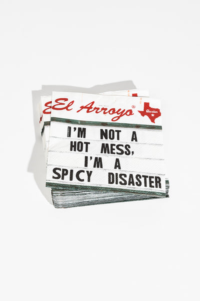 Cocktail Napkins (Pack of 20) - Spicy Disaster