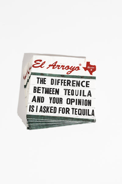 Cocktail Napkins (Pack of 20) - Tequila Opinion