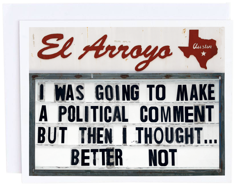 Political Comment Card