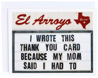 Thank You Card