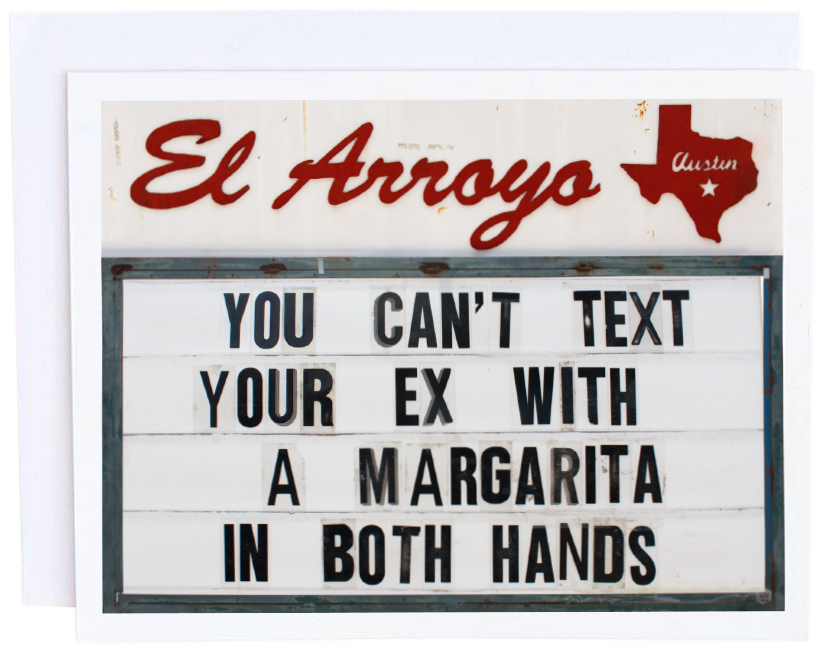 Can't Text Your Ex Card