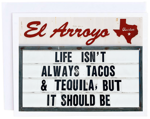 Tacos & Tequila Card